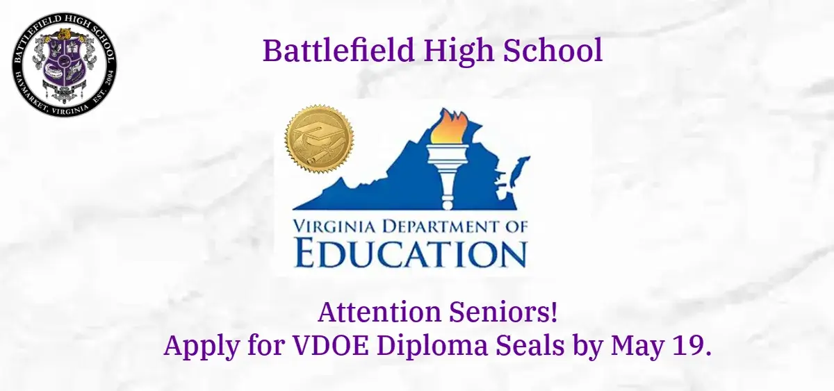 Seniors - Apply for VDOE Diploma Seals